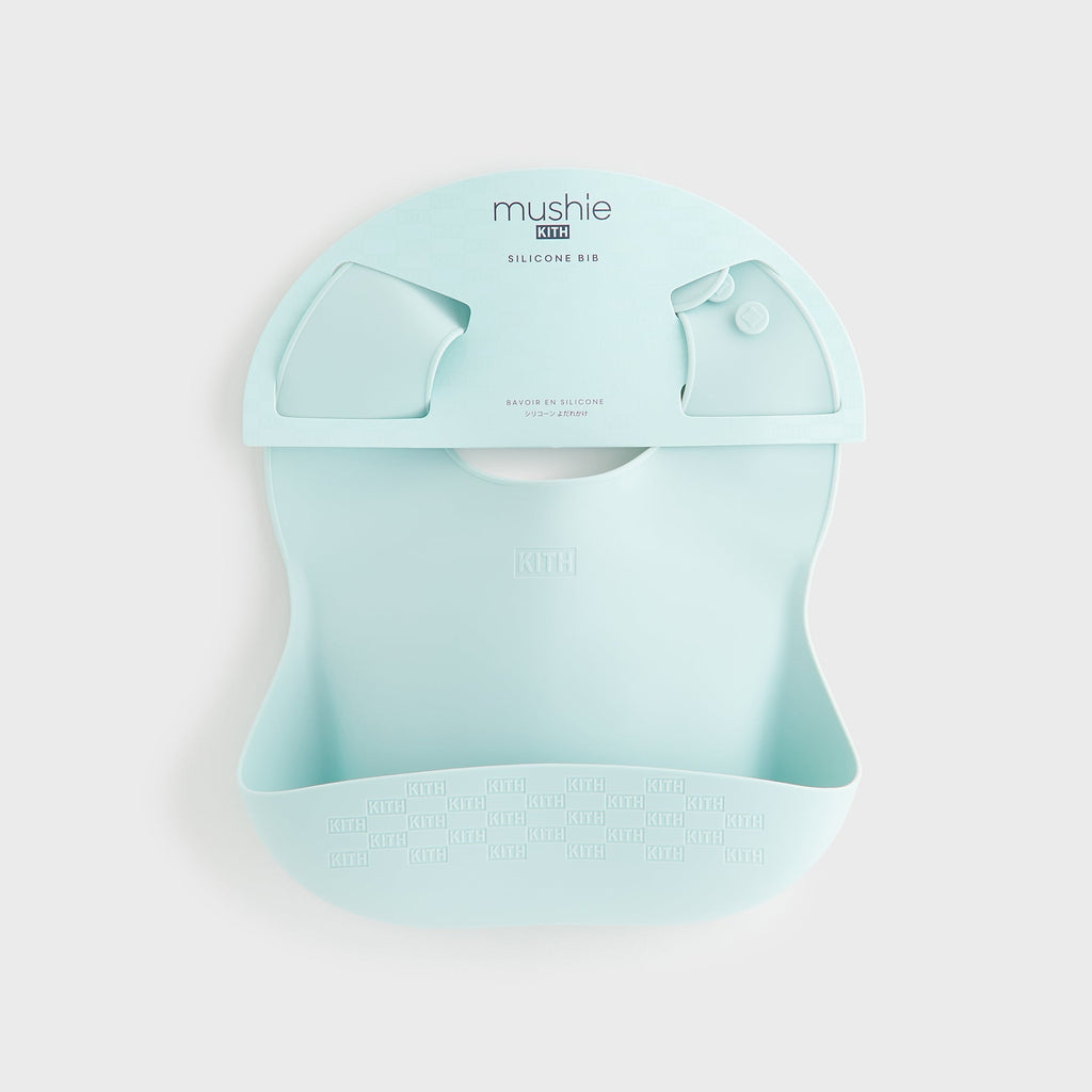 Kith Kids for Mushie Silicone Baby Bib - Helium