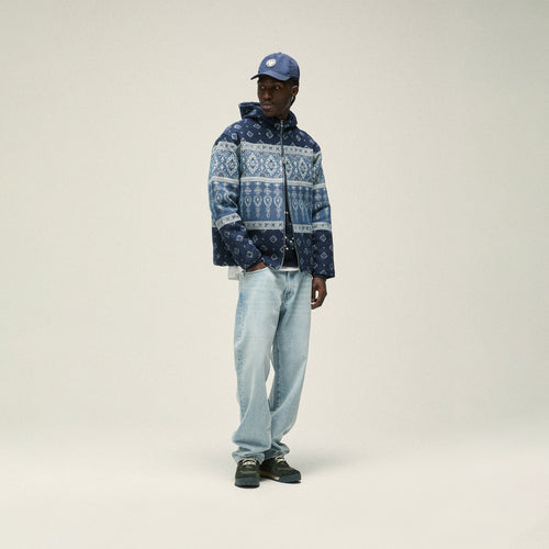 &Kin Branden Tapestry Full Zip Hoodie - Nocturnal