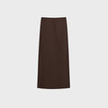 The Line by K Vana Fitted Maxi Skirt - Chocolate