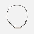 Le Gramme 5 Grammes Godron Cord Polished - Black / Silver