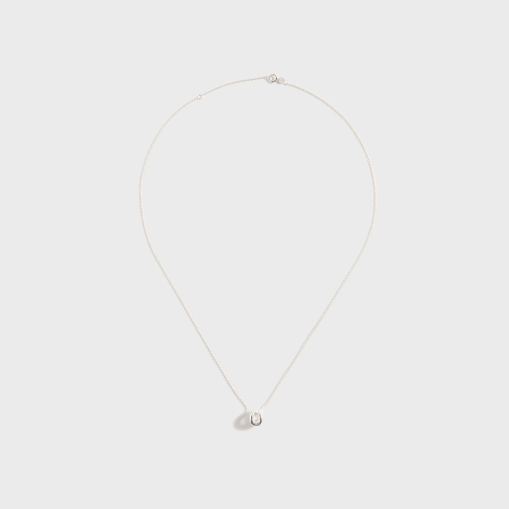 Le Gramme 3g Polished Sterling Silver Entrelacs Pendant And Chain Necklace - Silver