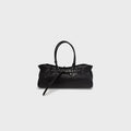 MARGESHERWOOD Soft Grandma Shoulder Bag - Black Pull Up