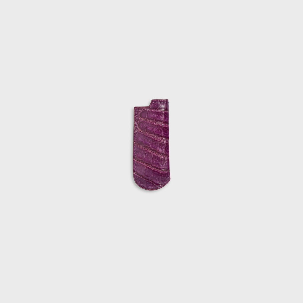 Malagon Croc Lighter Cover - Deep Purple 3