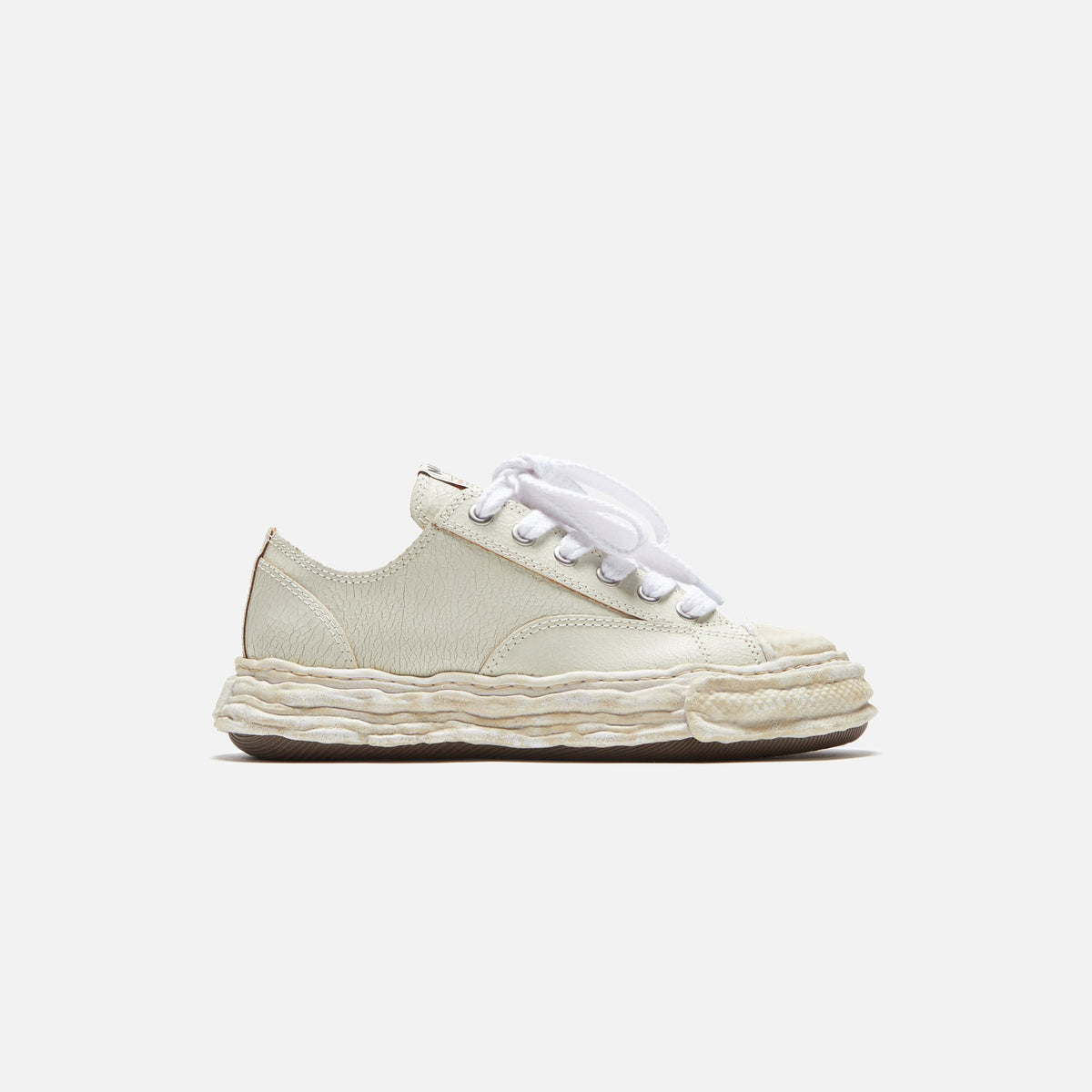 Maison MIHARA YASUHIRO Peterson Low 23 Cracking Leather - White