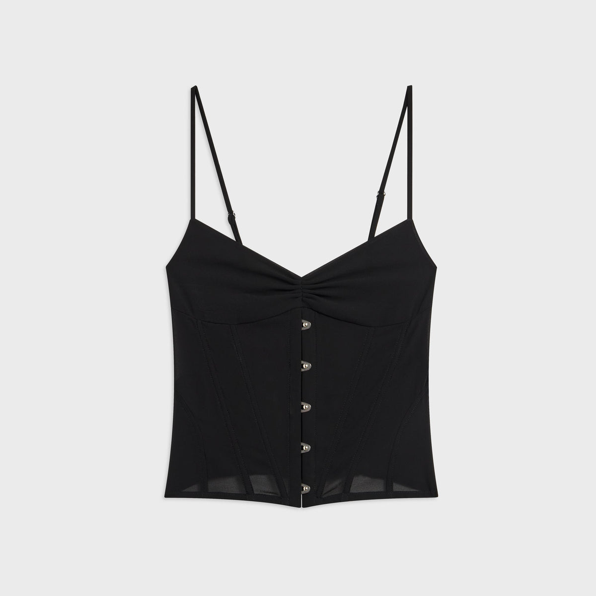 Miaou Alessia Corset Top - Black