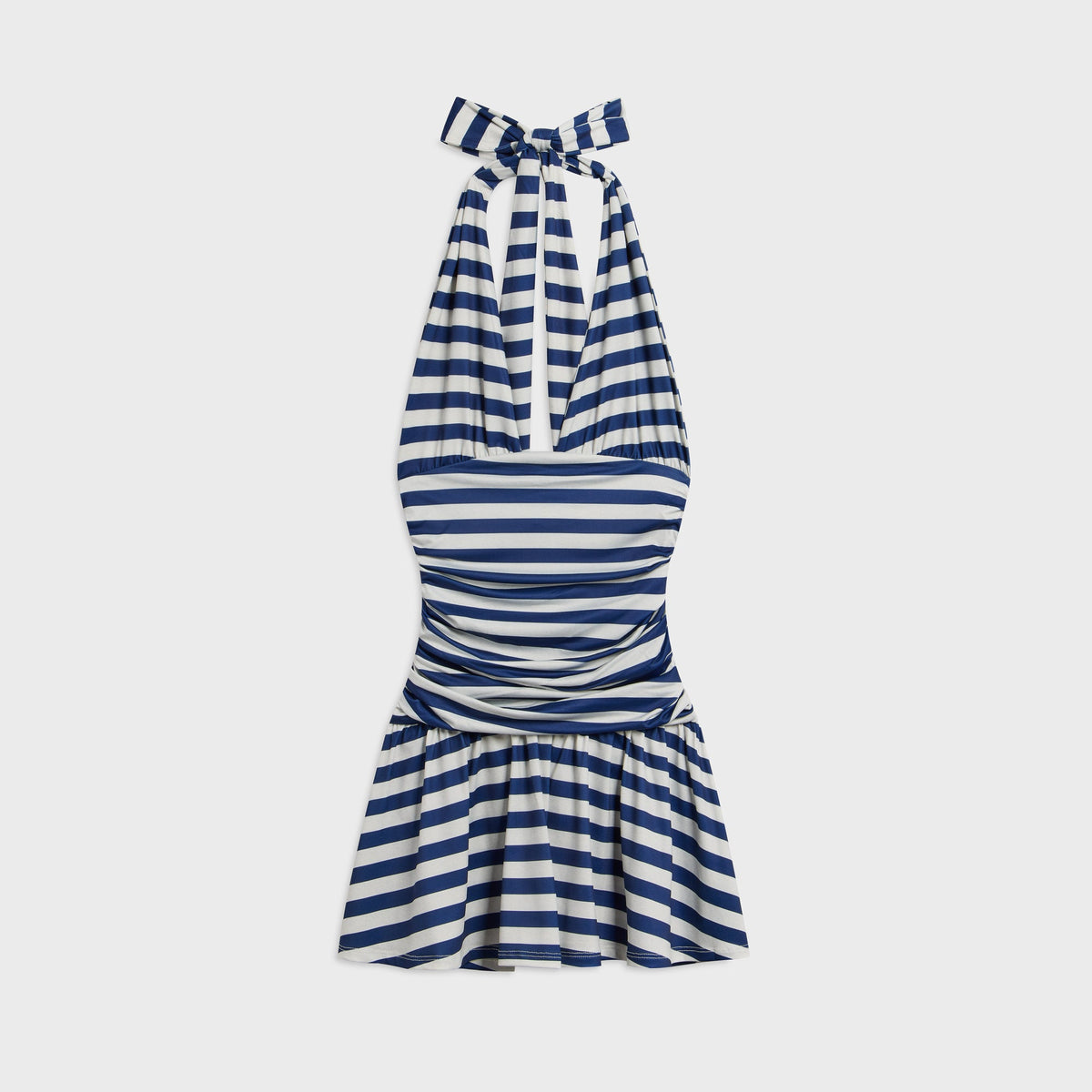 Miaou Natalia Dress - Navy / Heather Grey