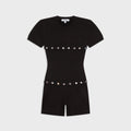 Miaou Josie Romper - Black