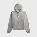 Maison Margiela Zipped Hooded Sweatshirt - Grey Melange