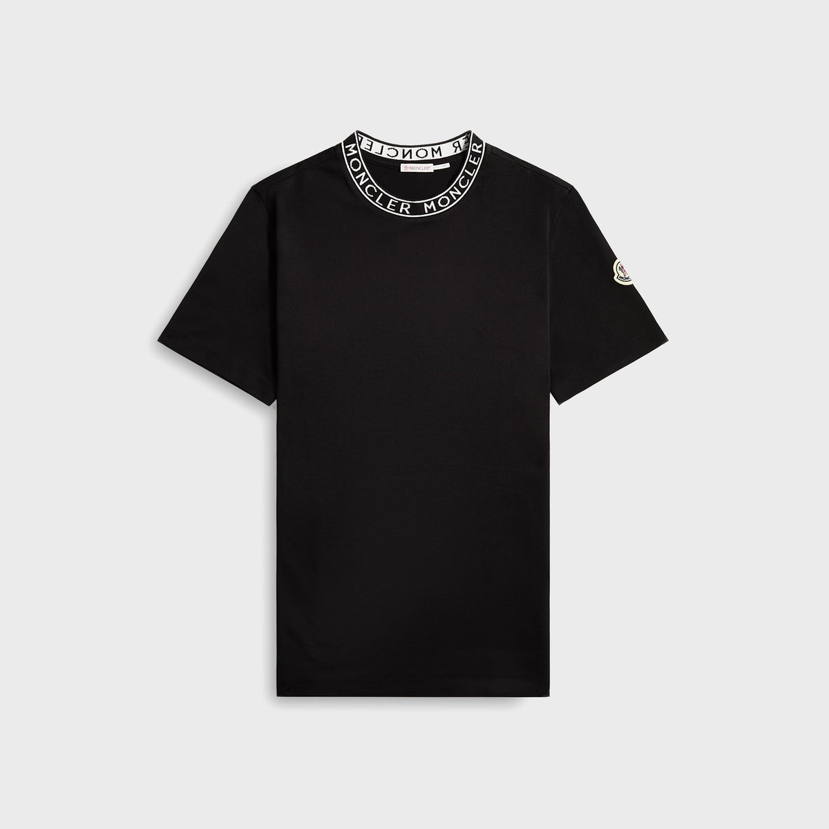 Moncler Cotton Jersey Tee - Black