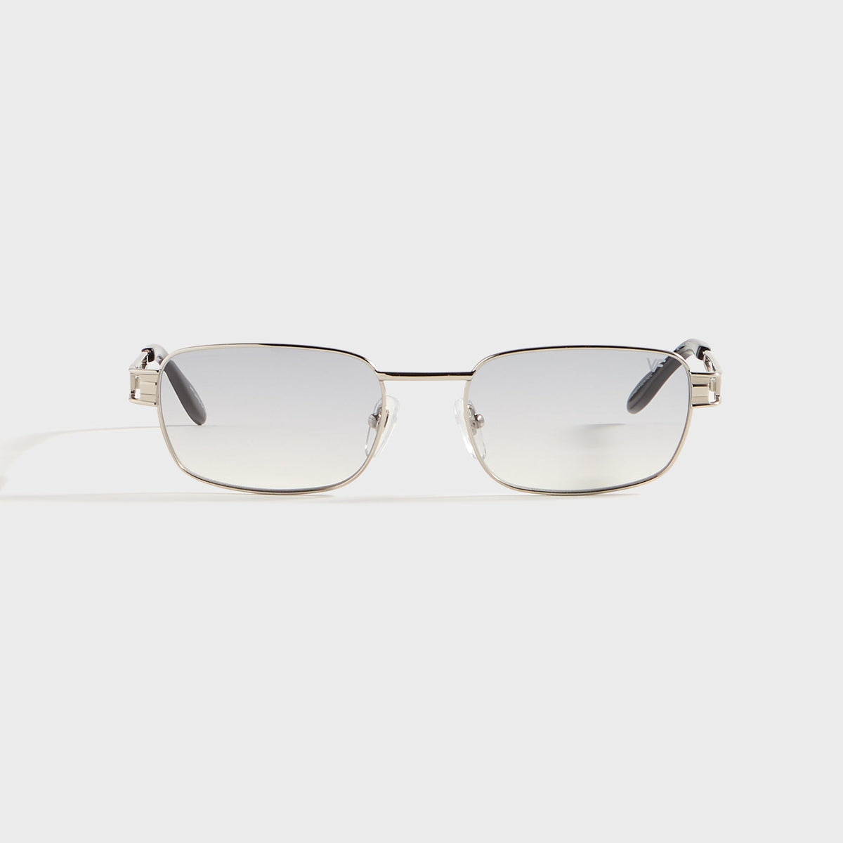 Vintage Frames Dime 24KT - White Gold / Charcoal Gradient