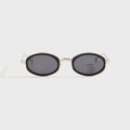 Vintage Frames Sincere 24KT - White Gold / Matte Black