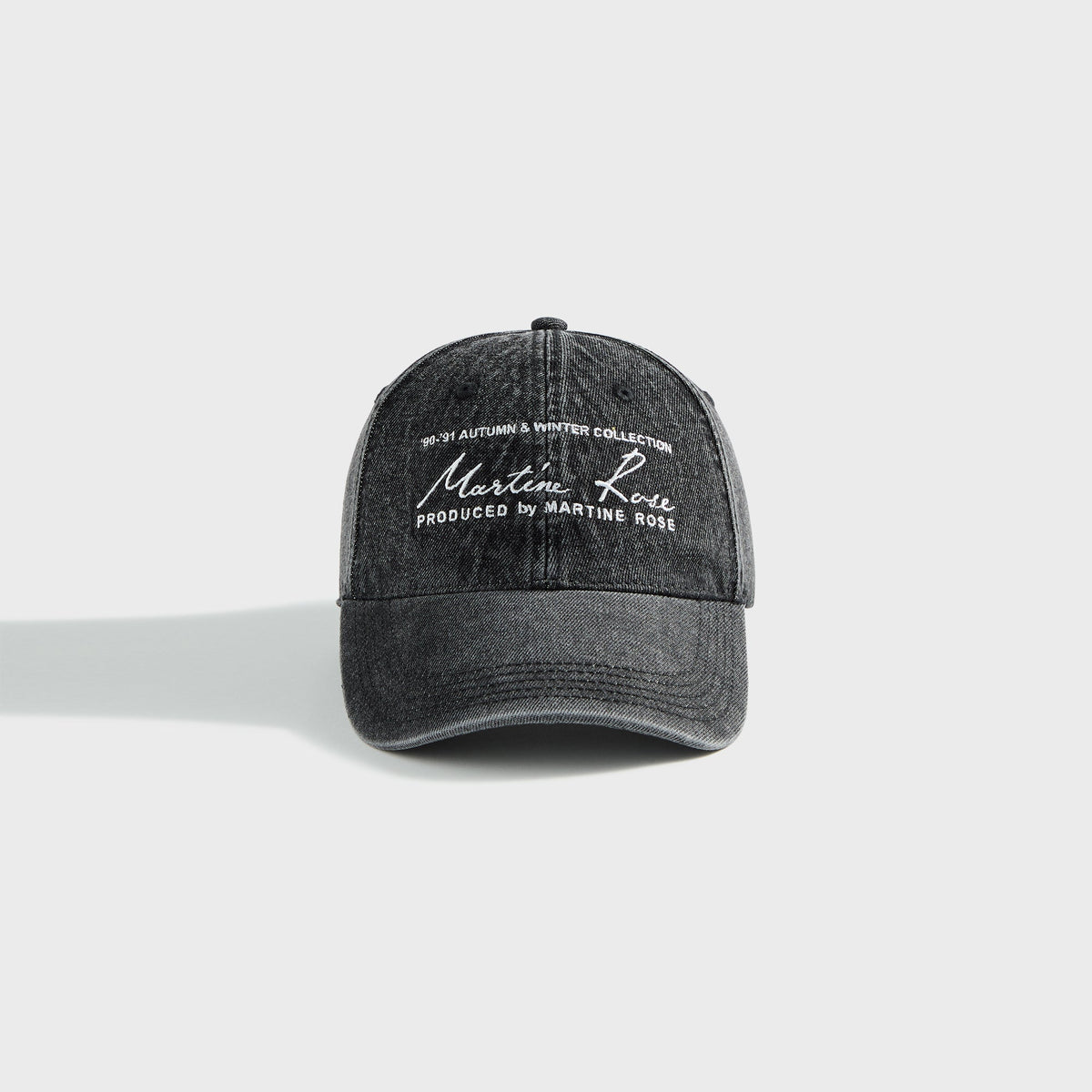 Martine Rose Signature Cap - Black Washed