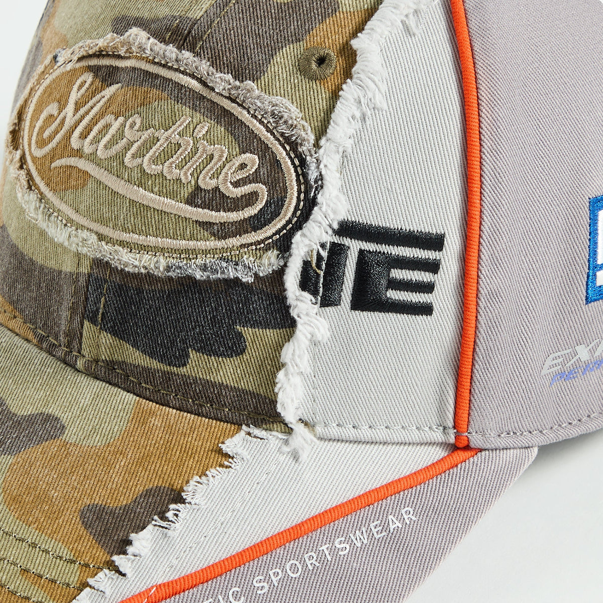 Martine Rose Collage Cap - Green Camo