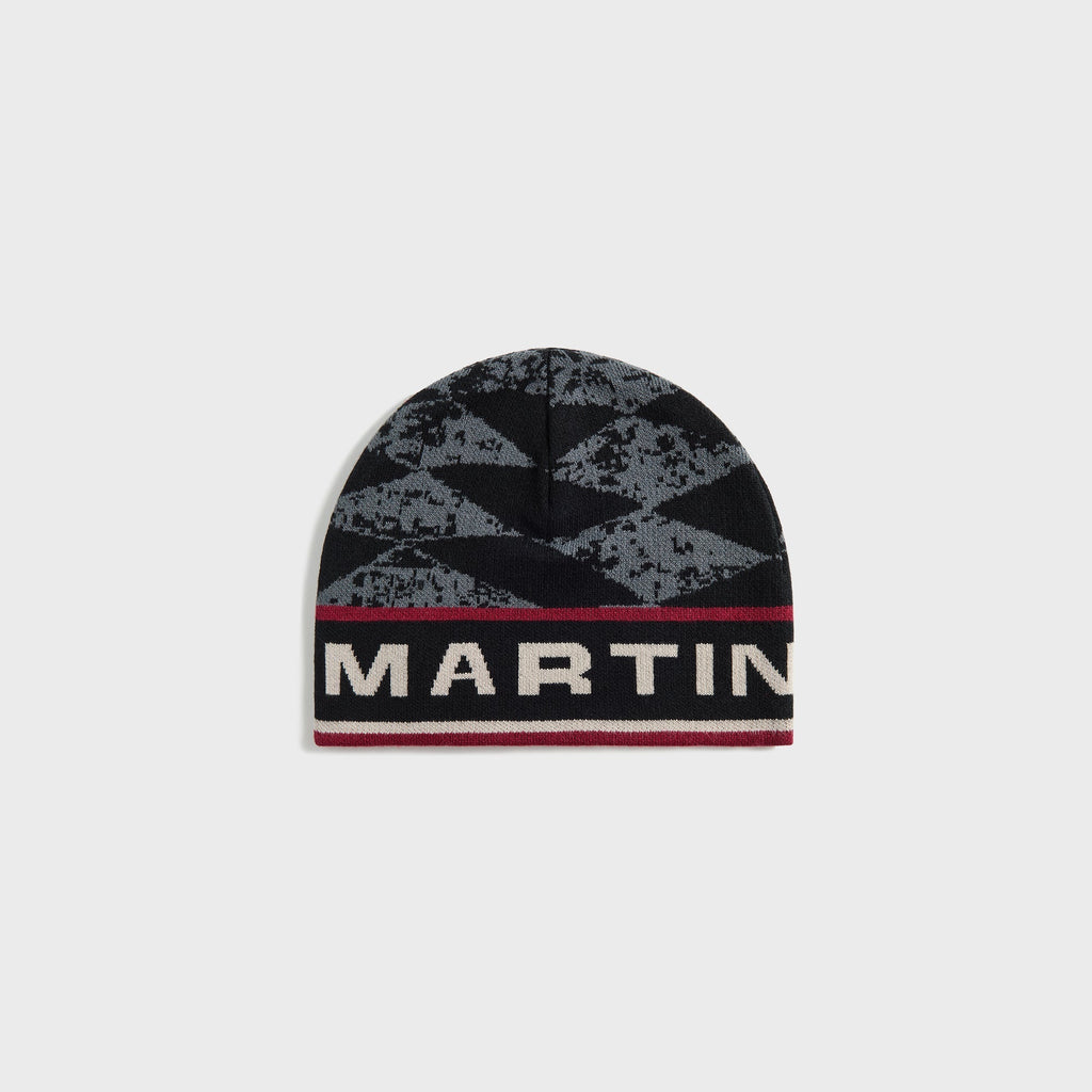 Martine Rose Reversible Beanie - Grey / Red