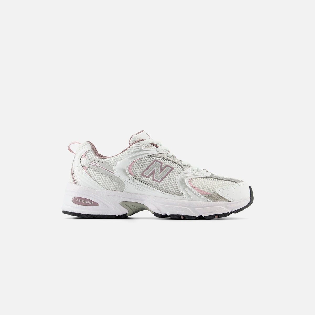 (RTV) New Balance 530 - White / Silver Metallic / Ice Wine / Mid Century Pink