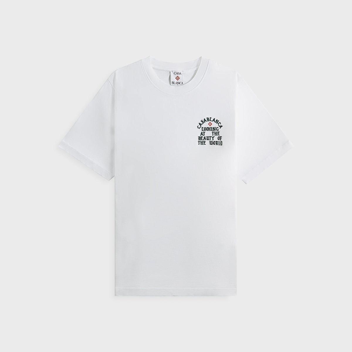 Casablanca Looking At The Beauty Of The World Printed Tee - White