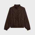 Willy Chavarria Bad Boy Track Jacket - Uniform Brown