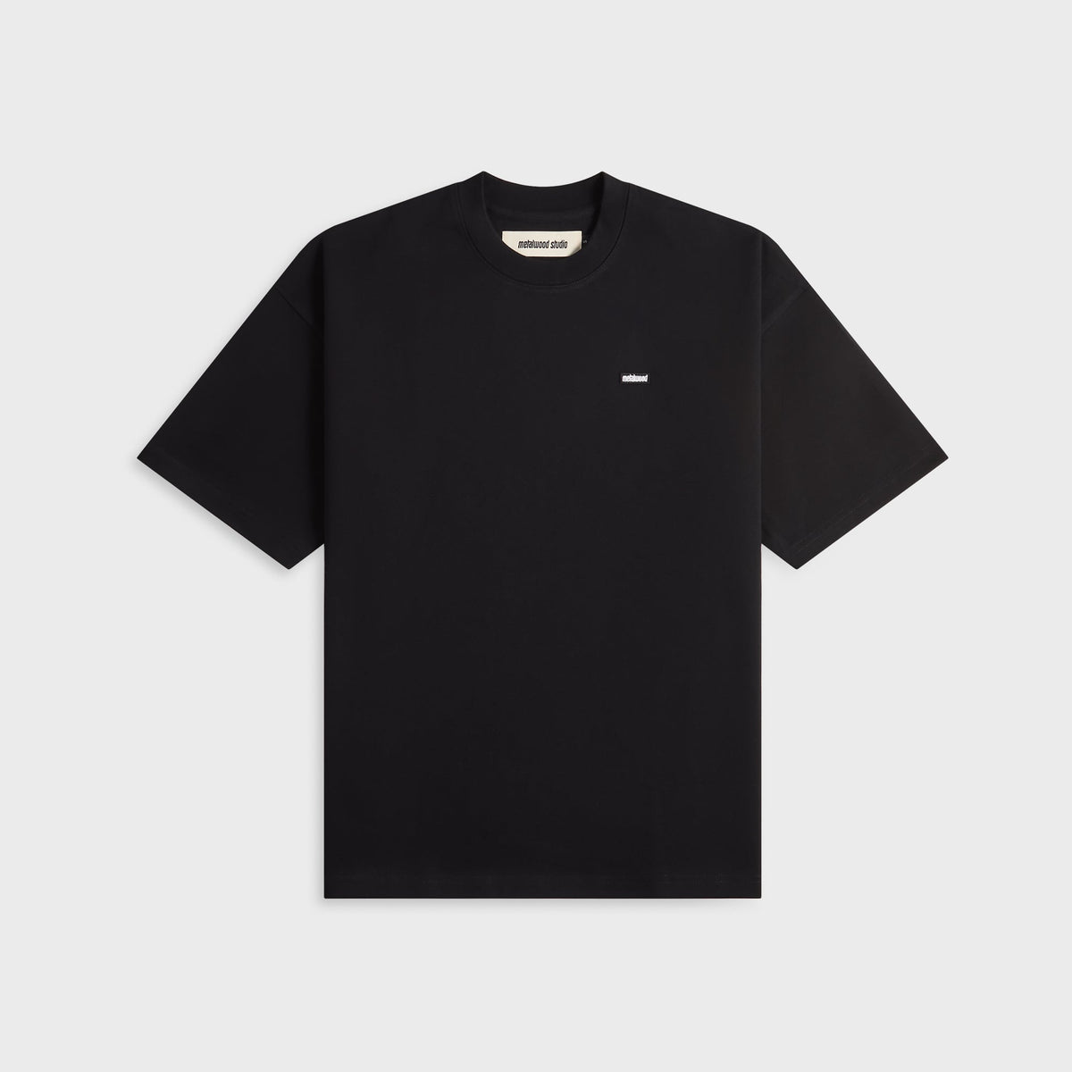 Metalwood Heavy Mini Metal Logo Tee - Black