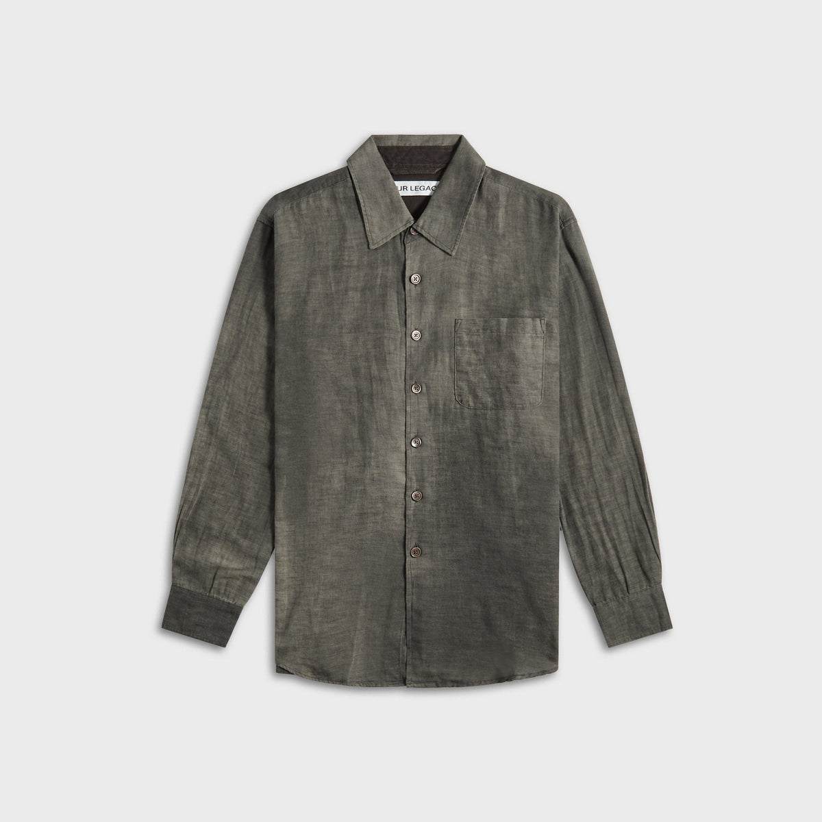 Our Legacy Above Shirt - Dark Cloud Sparse