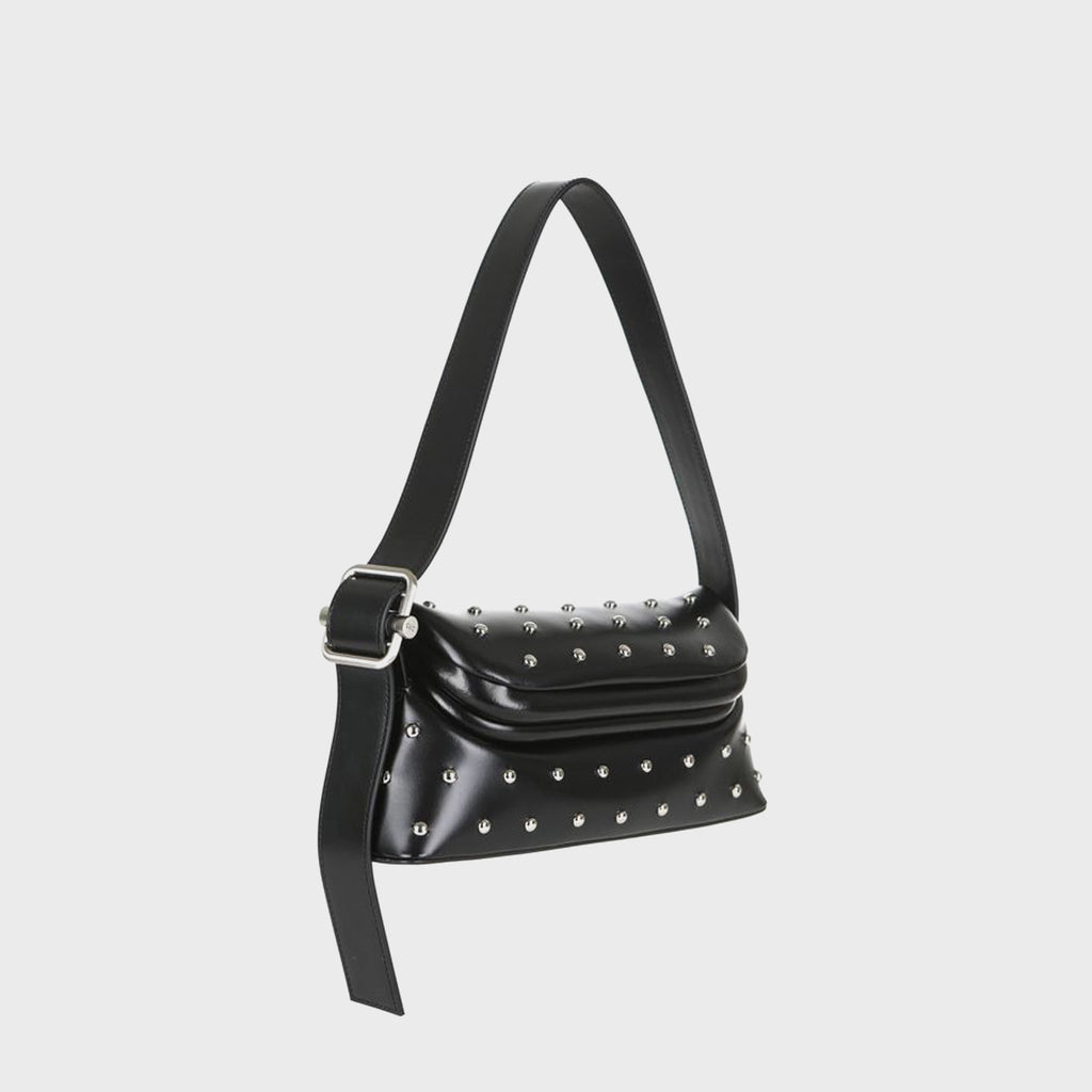 Osoi Folder Brot Stud-Embellished Shoulder Bag - Black