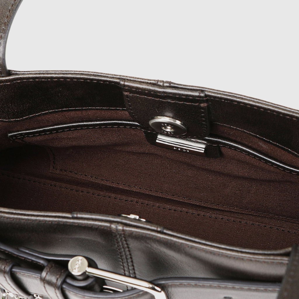 Osoi Shoulder Brocle Mini Bag - Stain Brown