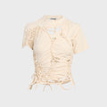 Ottolinger Otto Braided Tee - Cream