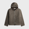 Our Legacy Full Zip Hood - Mole Grey Hairy Wool
