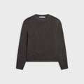 Our Legacy Popover Roundneck Sweater - Chocolate Ultra Slow Twist