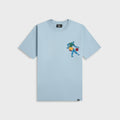 by Parra Vase Delivery Tee - Light Blue