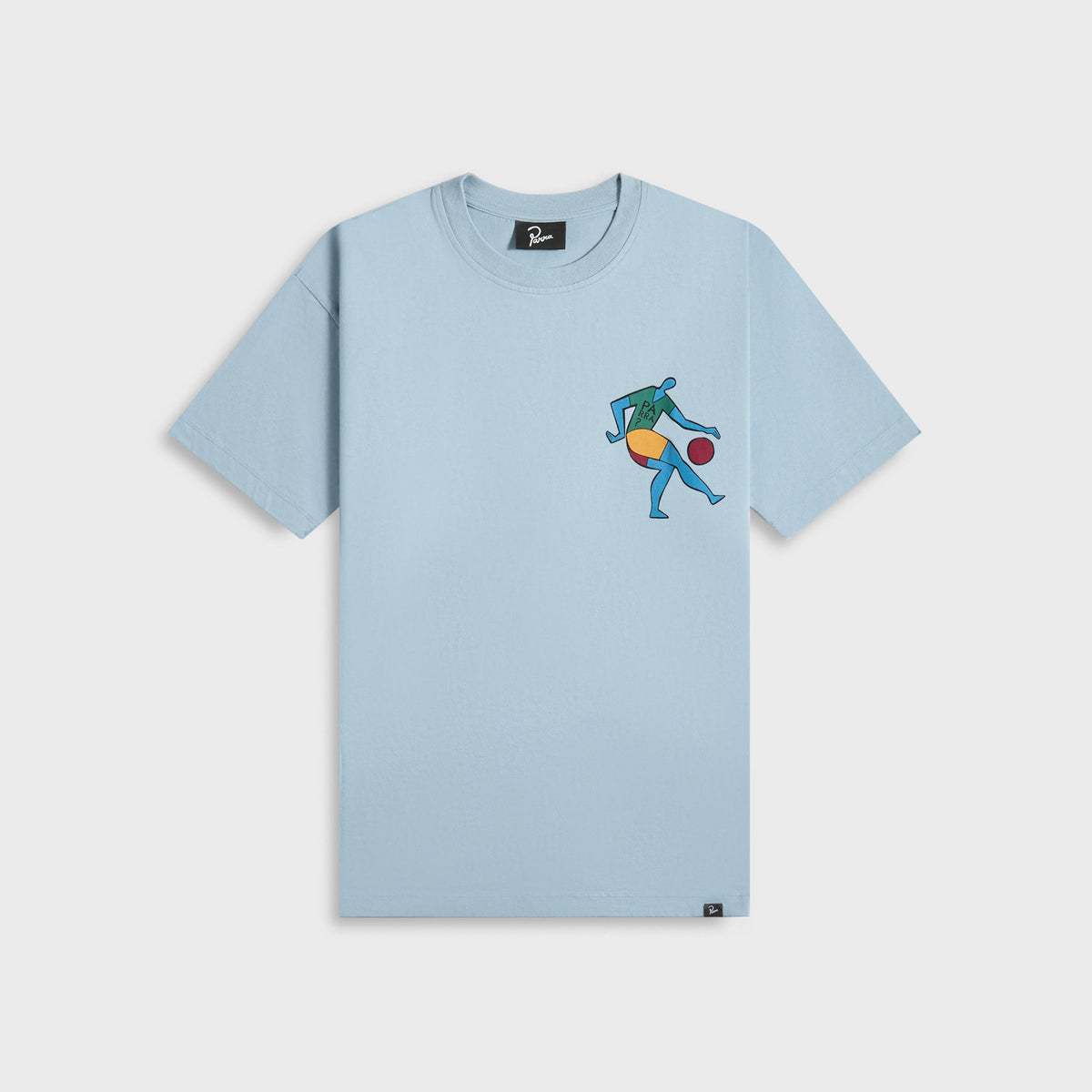 by Parra Vase Delivery Tee - Light Blue