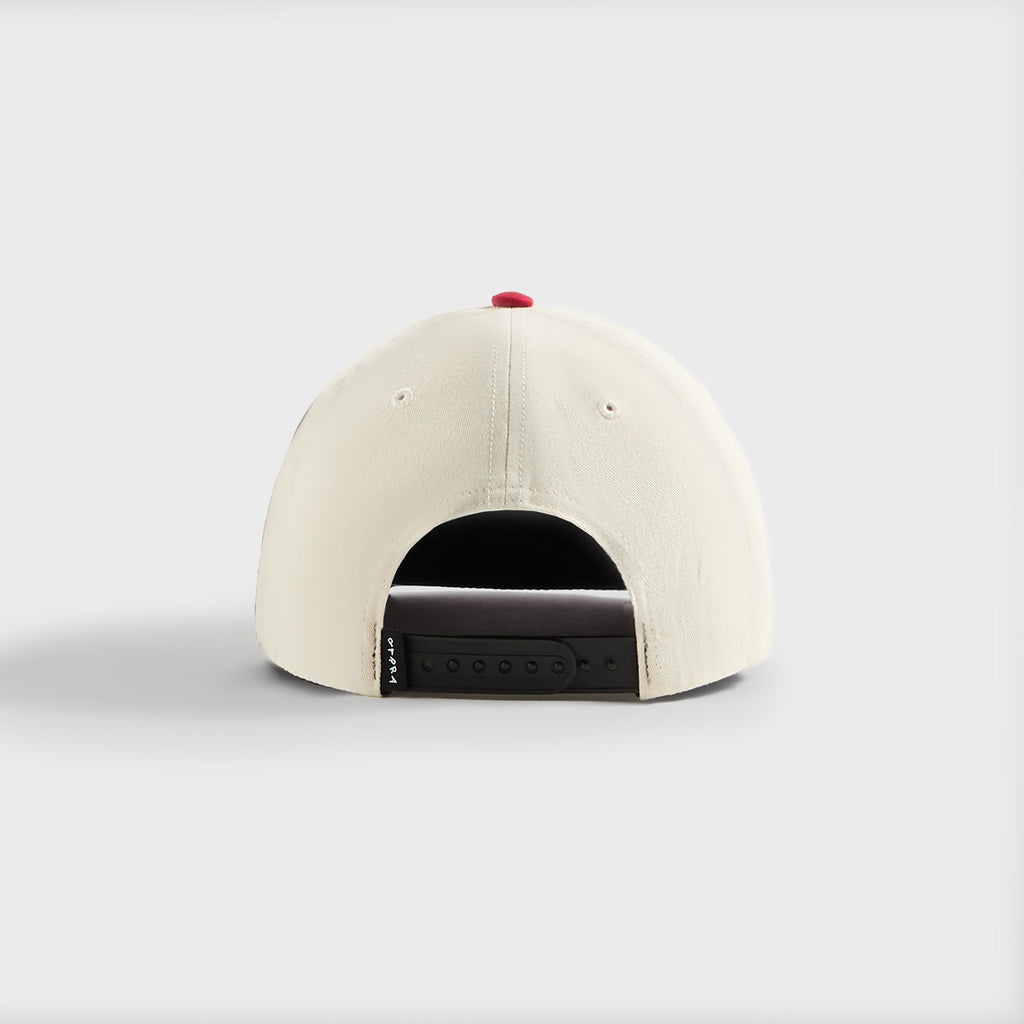 by Parra Big News 6 Panel Cap - Dark Red