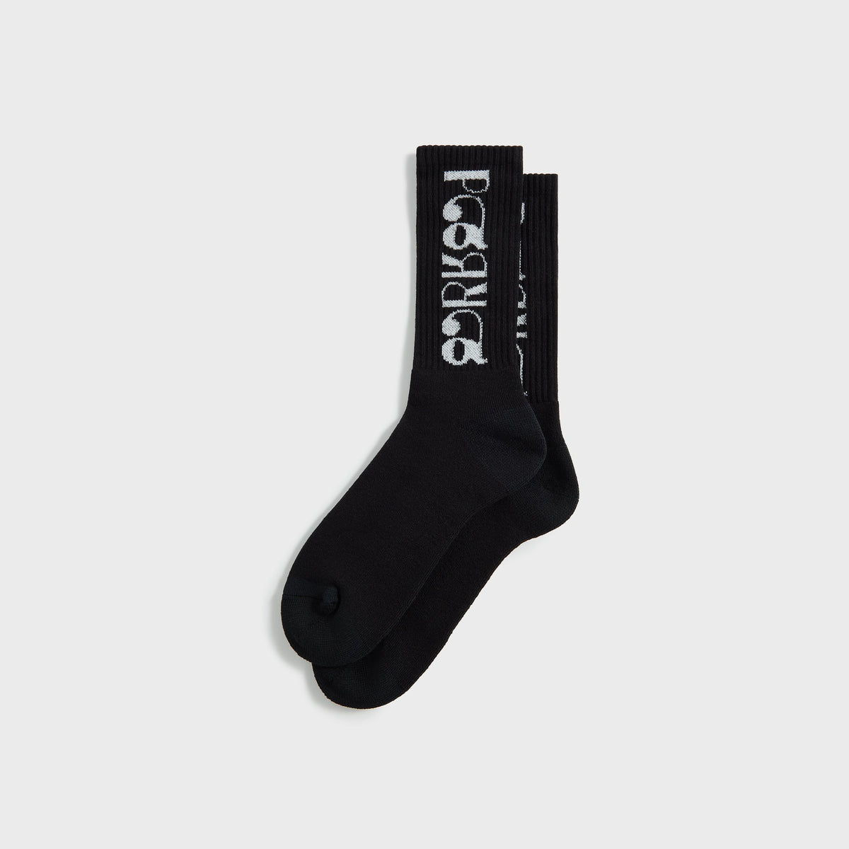 by Parra Tokyo Logo Crew Socks - Black
