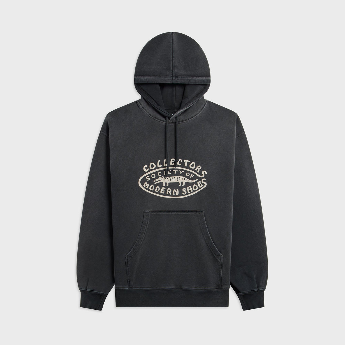 by Parra Gator Shoes Hooded Sweatshirt - Black