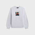 by Parra Long Lost Leg Crew Neck Sweatshirt - Heather Grey