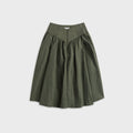 Peachy Den Deba Midi Skirt - Slate Green