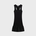 Peachy Den Deba Shirred Dress - Onyx