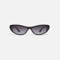 Quay for Guizio 37MM Slate Cat Eye - Black / Smoke
