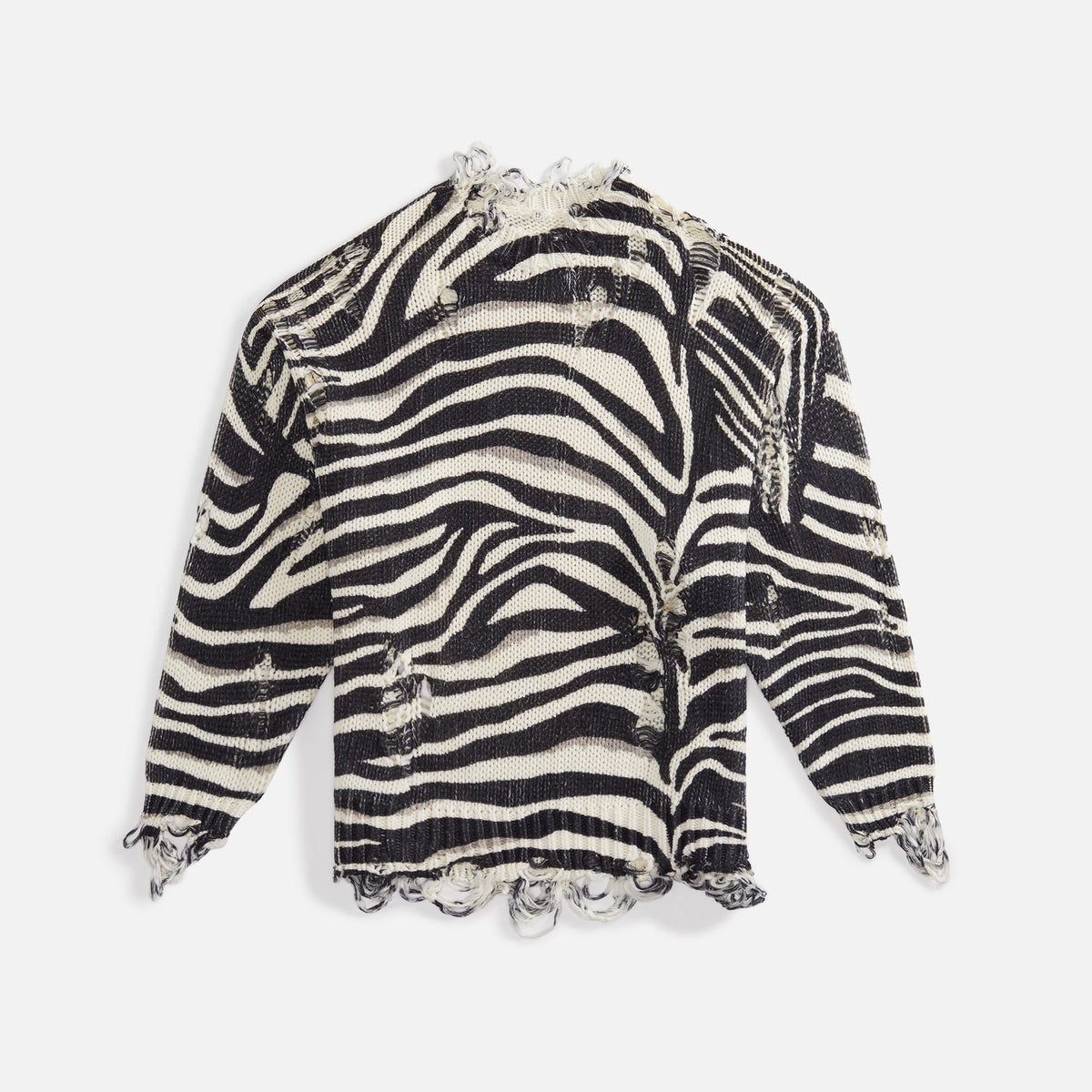 R13 Zebra Oversized Sweater - Zebra