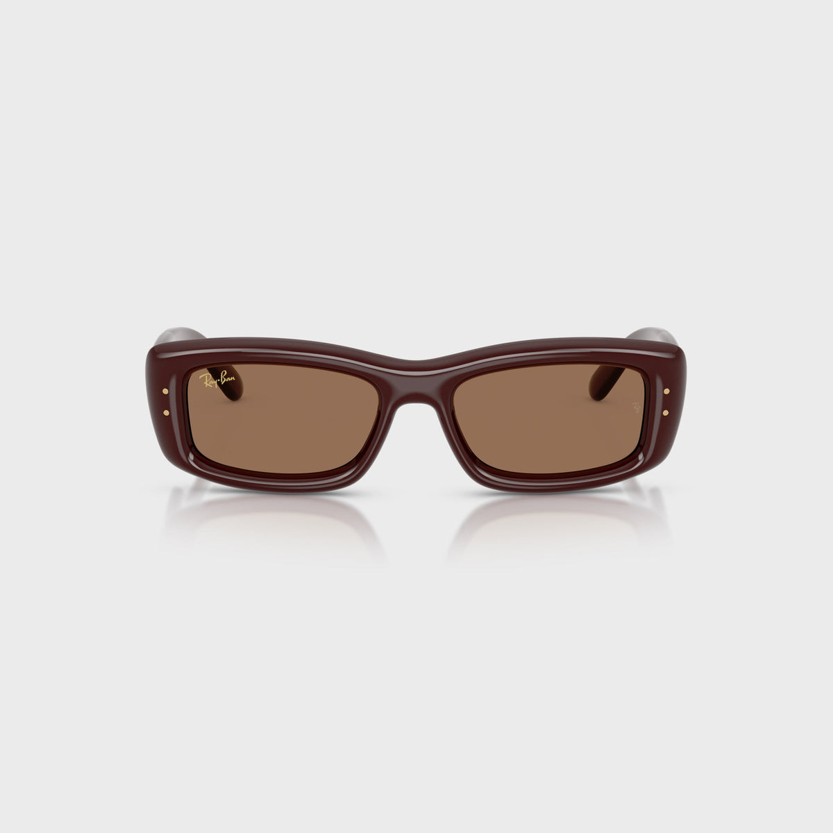 Ray-Ban x A$AP Rocky Kiliane Puffer Sunglasses - Transparent Brown Frame / Brown Lens