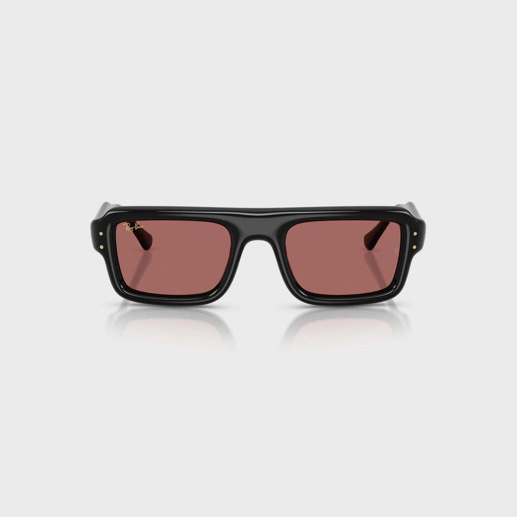 Ray-Ban x A$AP Rocky Flacko Puffer Sunglasses - Black Frame / Violet Lens