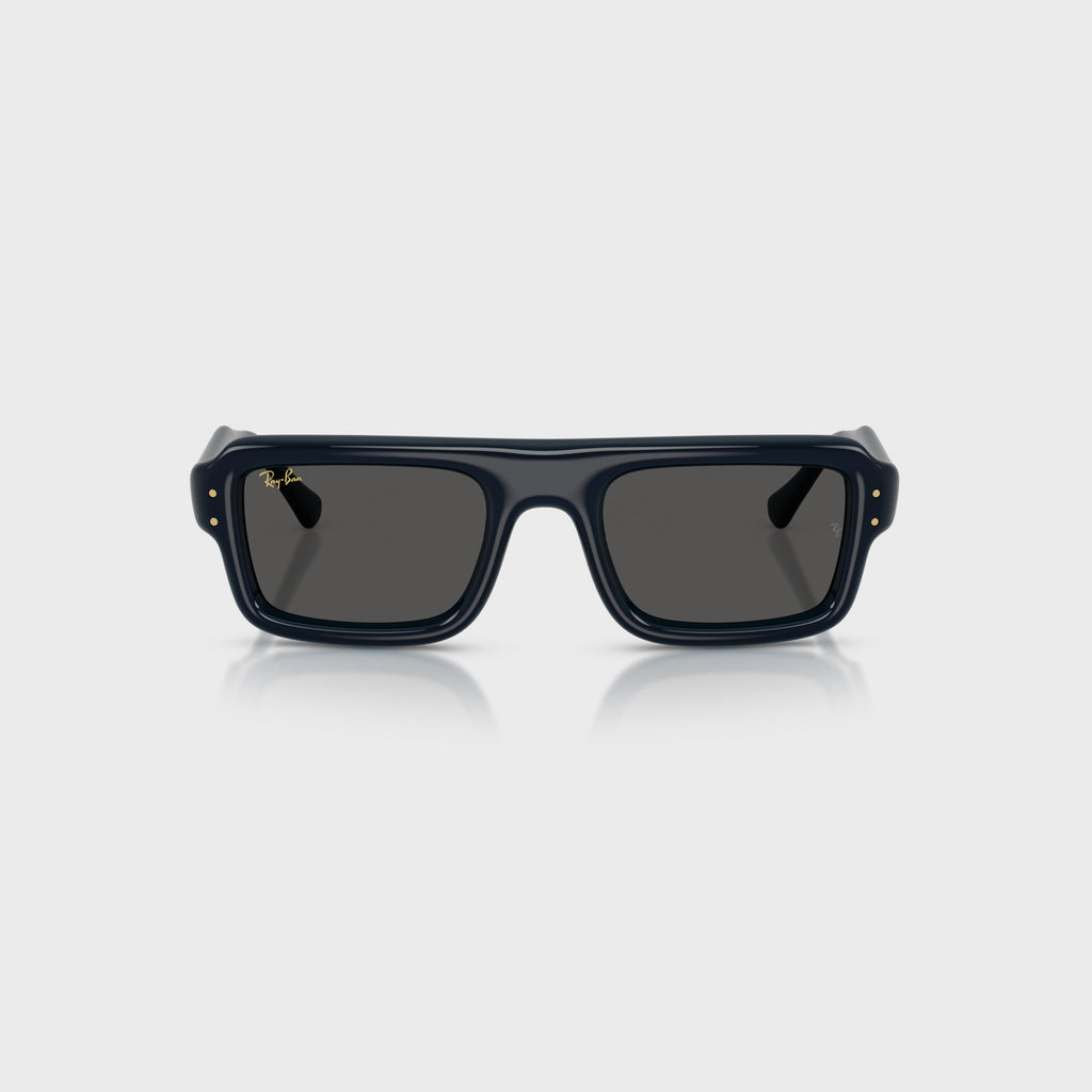Ray-Ban x A$AP Rocky Flacko Puffer Sunglasses - Transparent Blue Frame / Dark Grey Lens