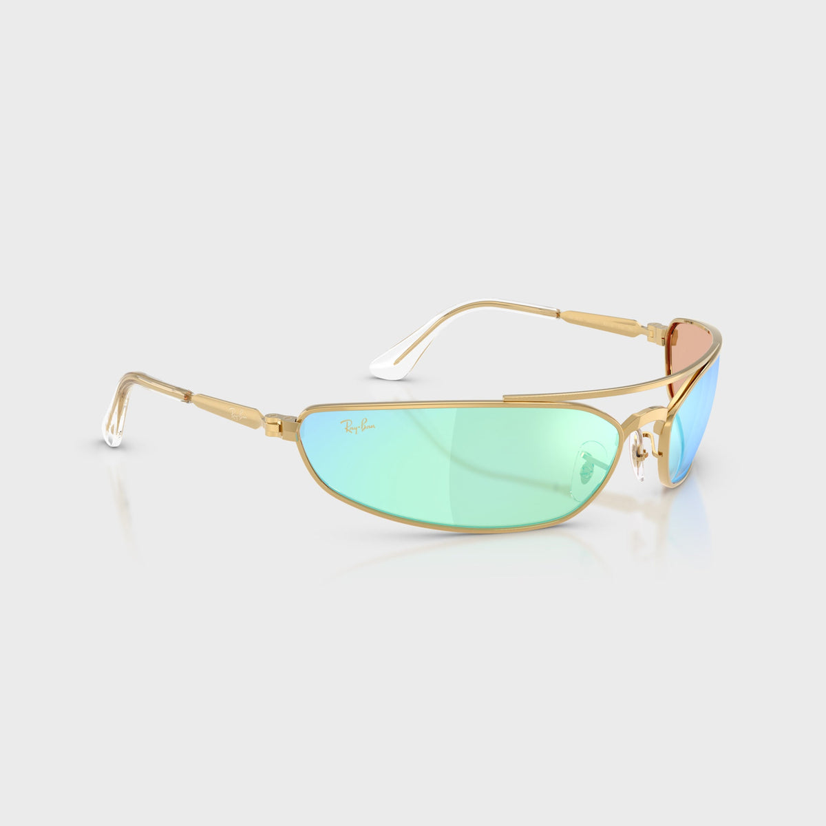 Ray-Ban x A$AP ROCKY Pinnacle Metal Sunglasses - Gold / Blue