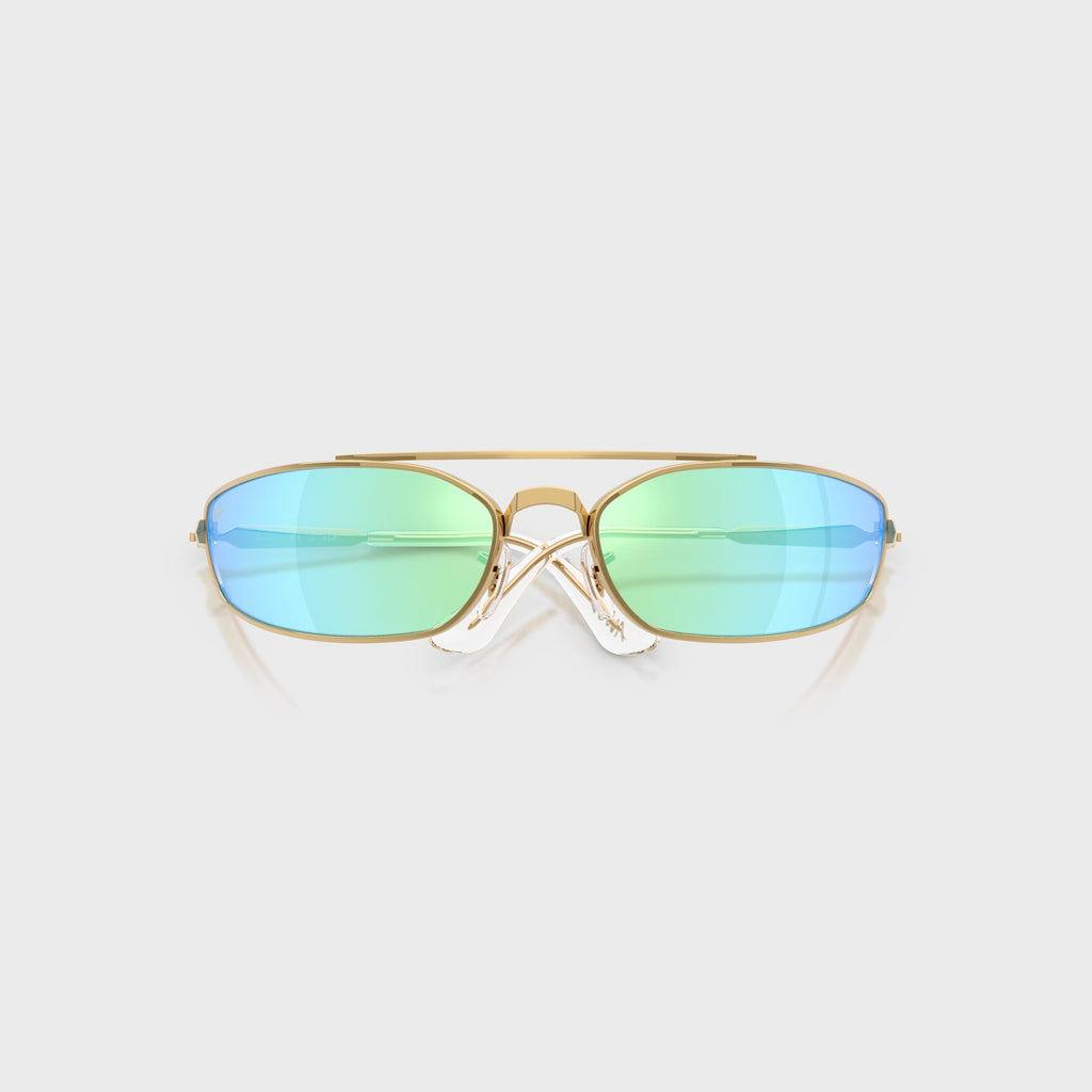 Ray-Ban x A$AP ROCKY Pinnacle Metal Sunglasses - Gold / Blue