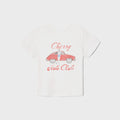 ReDone Classic Tee Cherry Auto - Vintage White