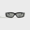 Rick Owens Sunglasses - Black Temple / Black Lens