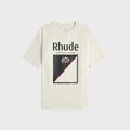 Rhude Collins Fumar Tee - Vintage White / Black / Red