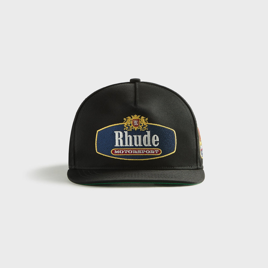Rhude Racing Crest Cap - Black / Navy