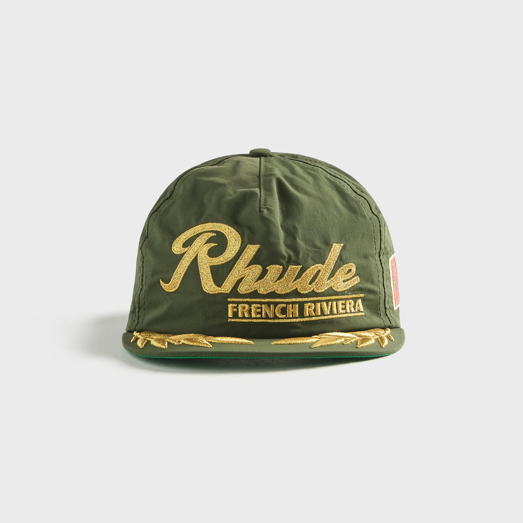 Rhude French Riviera Cap - Green / Gold