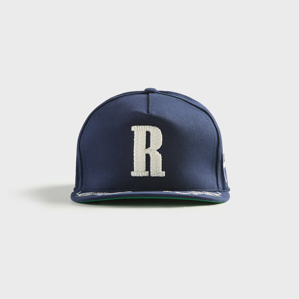 Rhude Grapevine R-Crown Fitted Cap - Navy / White
