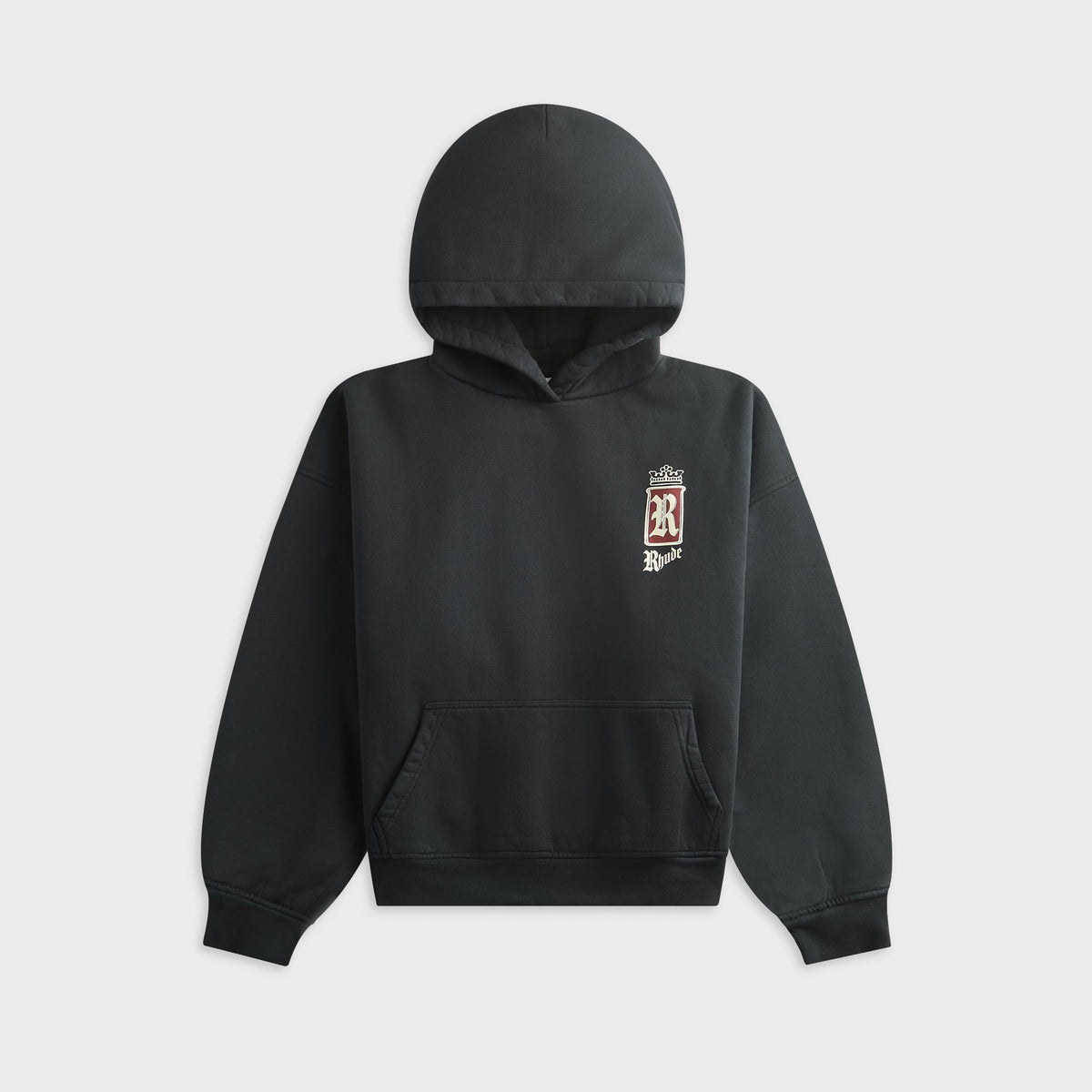 Rhude Fumar 91 Hoodie - Vintage Black / White / Red